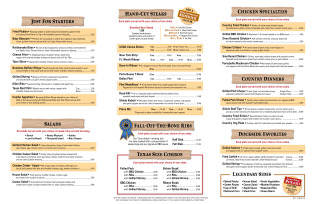 View Texas Roadhouse Menu